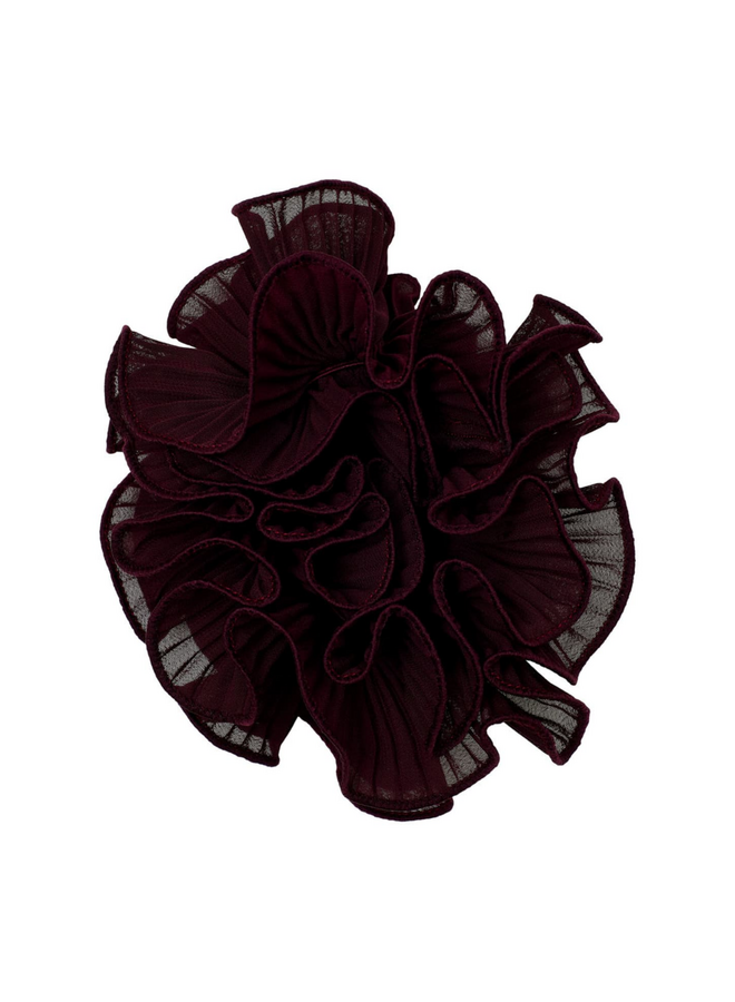 Pico Swirl Scrunchie Black Orchid / Aubergine