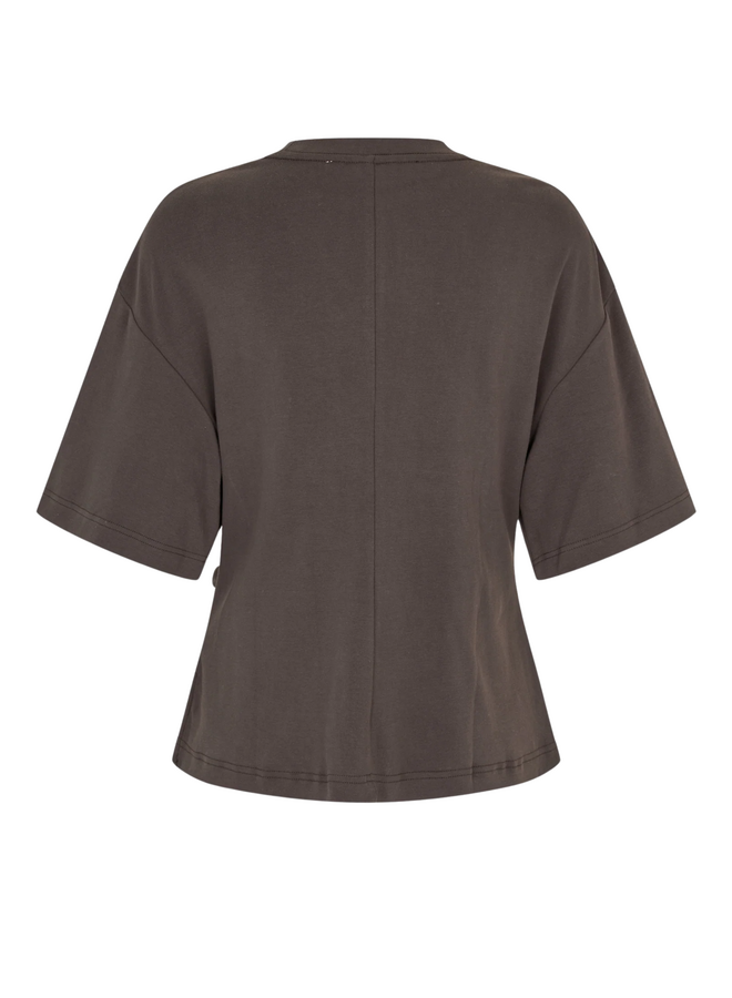 Second Female Enora Brooch Tee Chocolate Torte