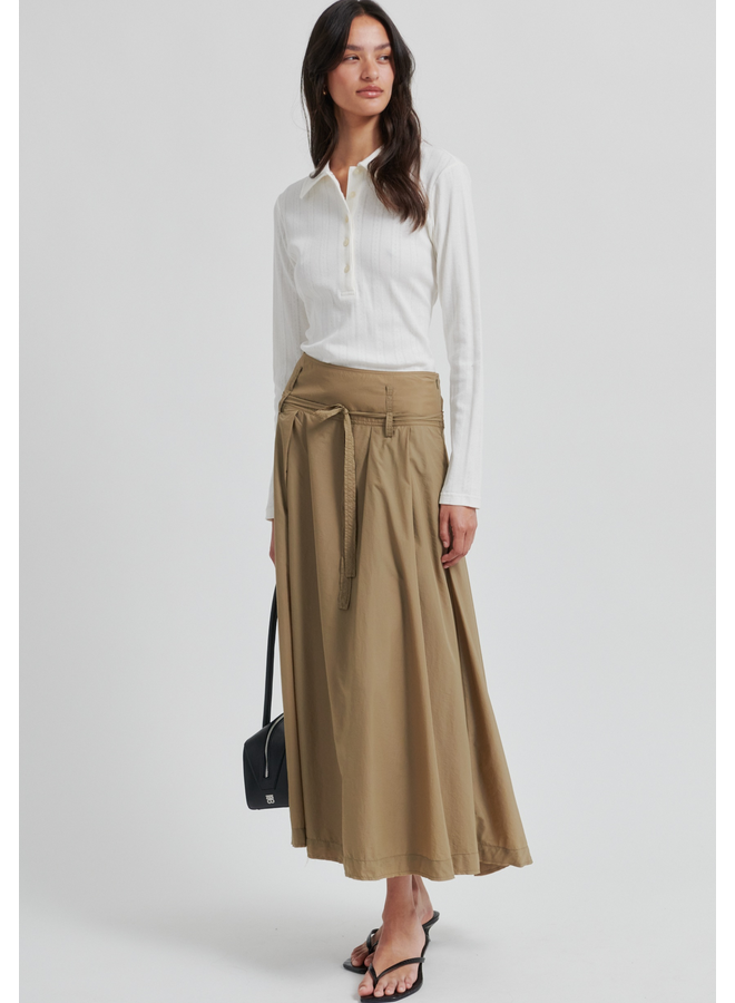 Second Female Rosia LS Polo Tee Tofu