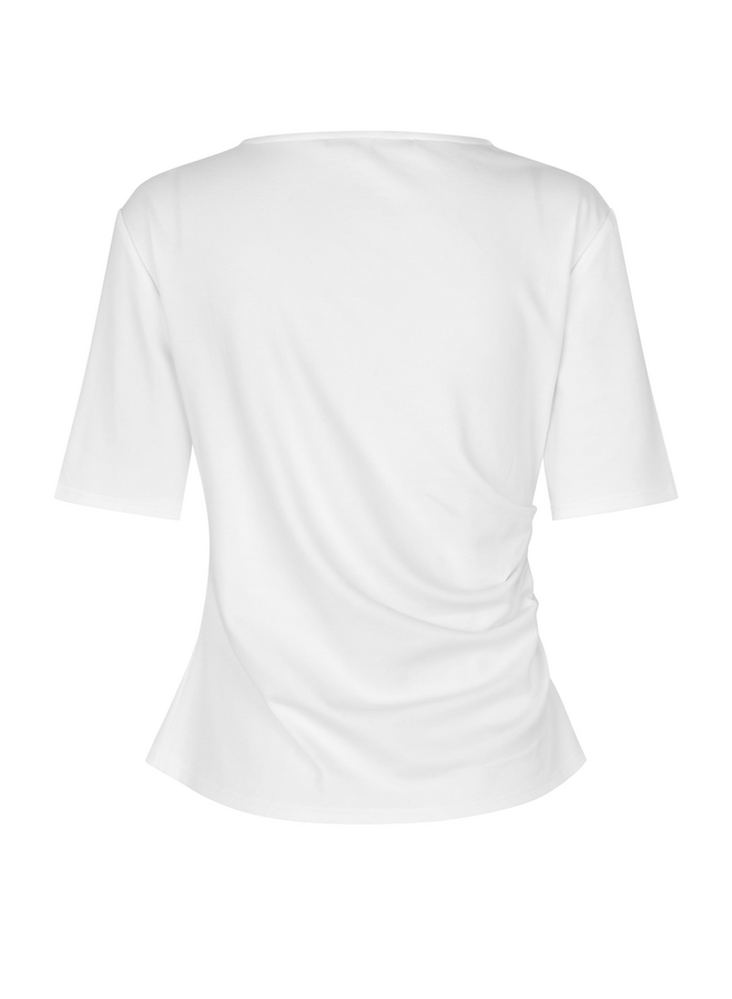 Second Female Ulina Drape Tee White