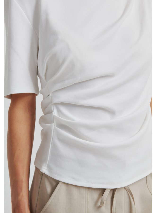 Second Female Ulina Drape Tee White
