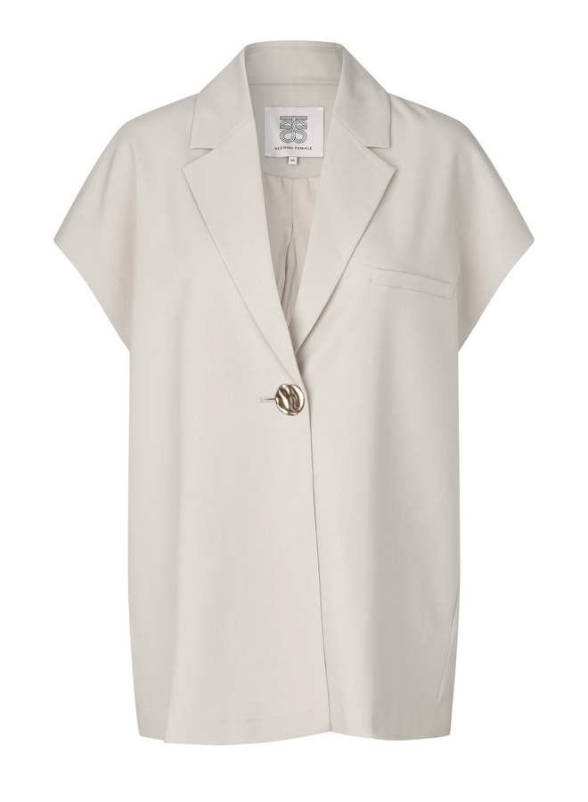 Second Female Blanca Waistcoat Soft Beige