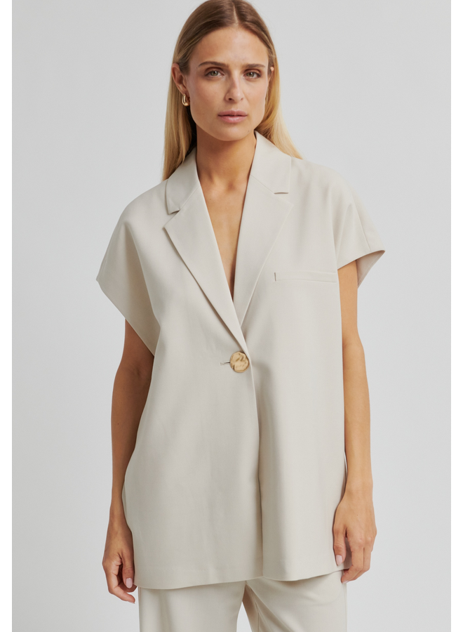 Second Female Blanca Waistcoat Soft Beige