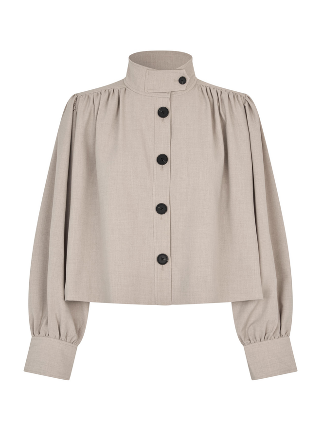 Second Female Zoie Jacket Light Beige Melange