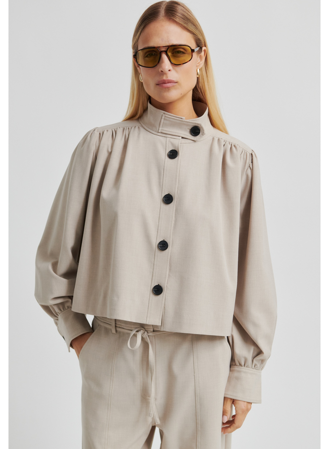 Second Female Zoie Jacket Light Beige Melange