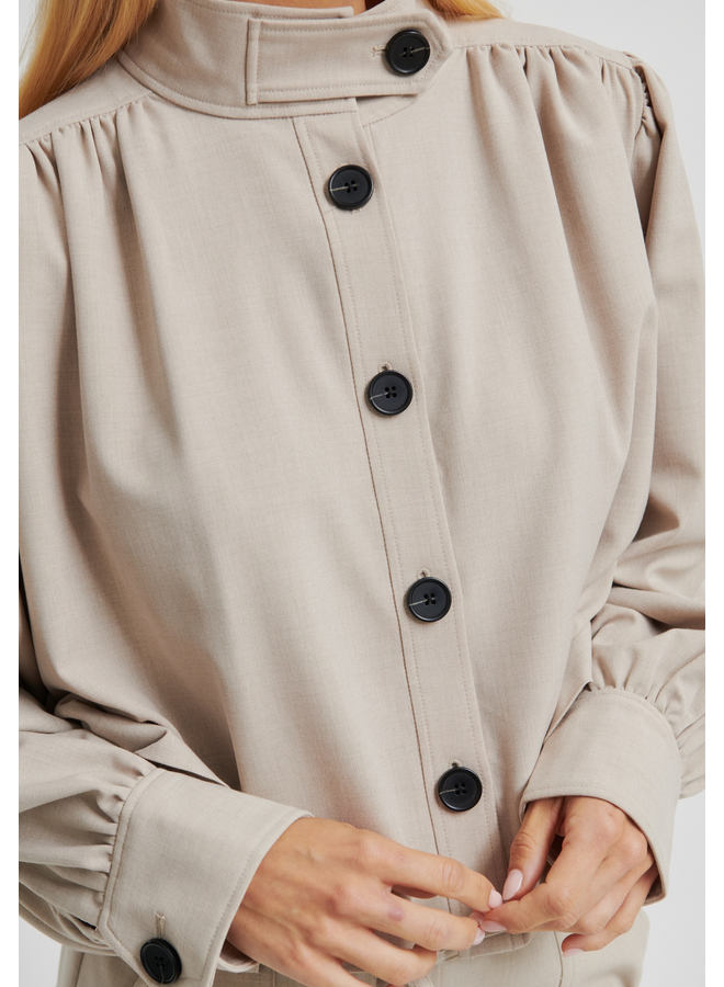 Second Female Zoie Jacket Light Beige Melange