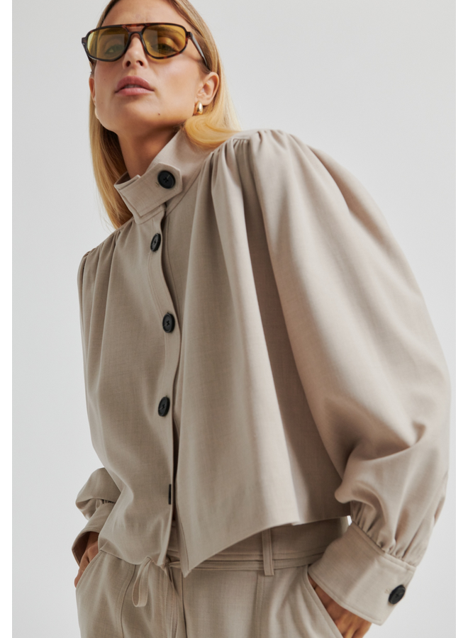 Second Female Zoie Jacket Light Beige Melange