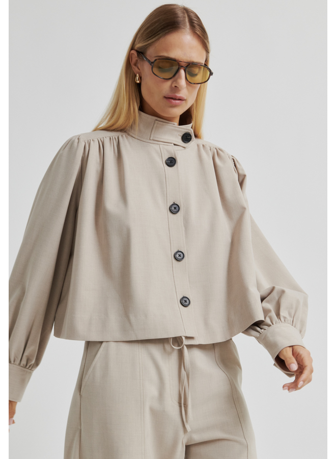 Second Female Zoie Jacket Light Beige Melange