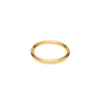 Pico Ray Bangle 8mm Gold Plated