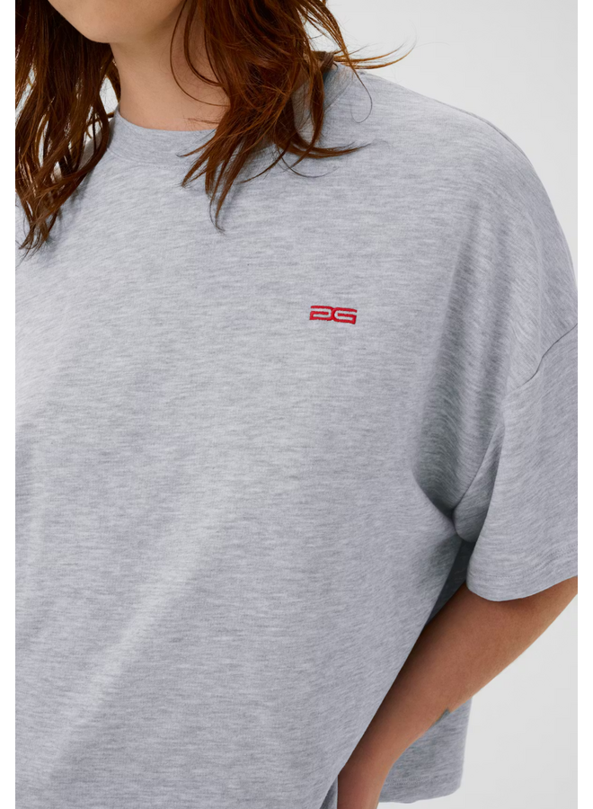 Gestuz Gilsa Sweat Tee Ultra Light Grey Melange