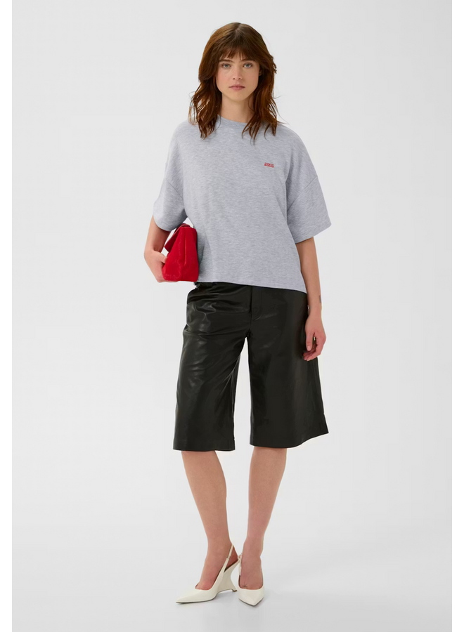 Gestuz Gilsa Sweat Tee Ultra Light Grey Melange