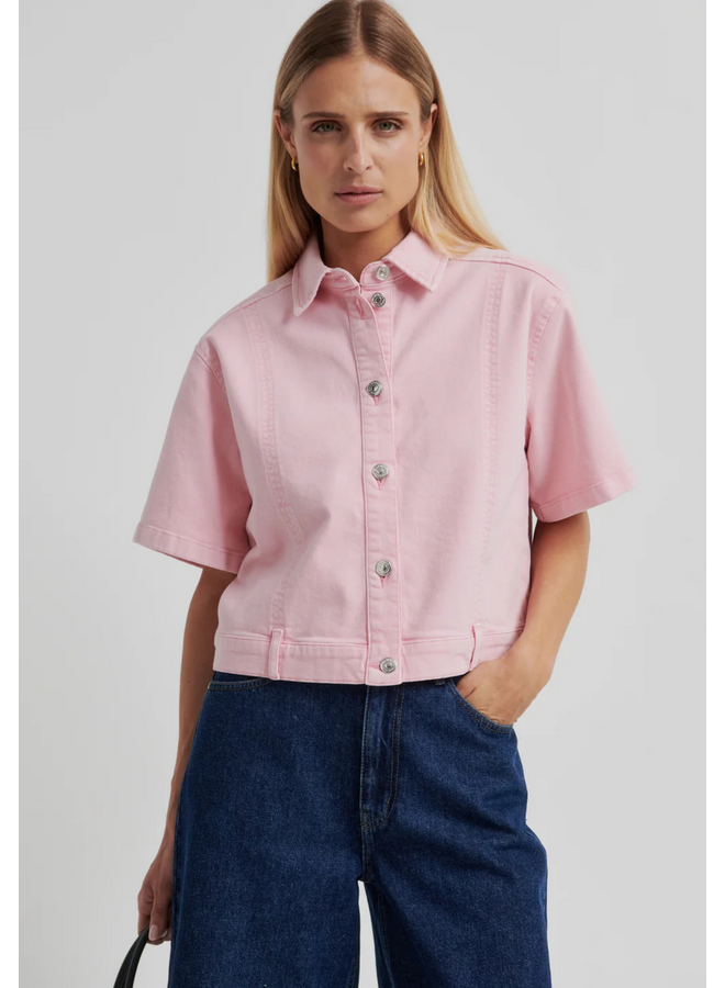 Second Female Isella Denim Shirt Pale Lilac