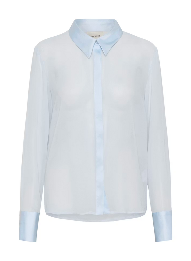 Gestuz Chif Shirt Blue Finch