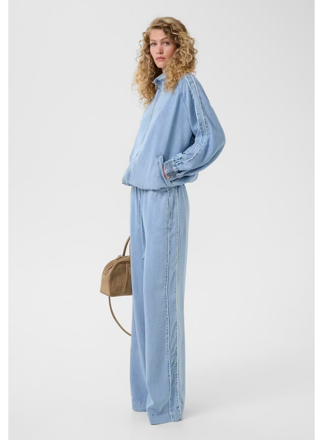 Gestuz Sea  HW Pants Mid Denim Blue