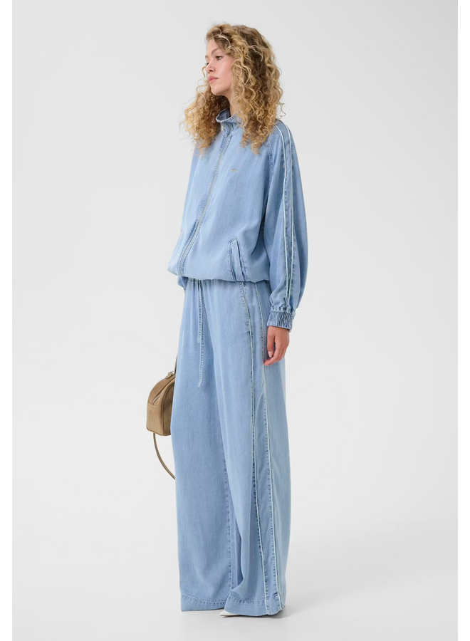 Gestuz Sea  HW Pants Mid Denim Blue