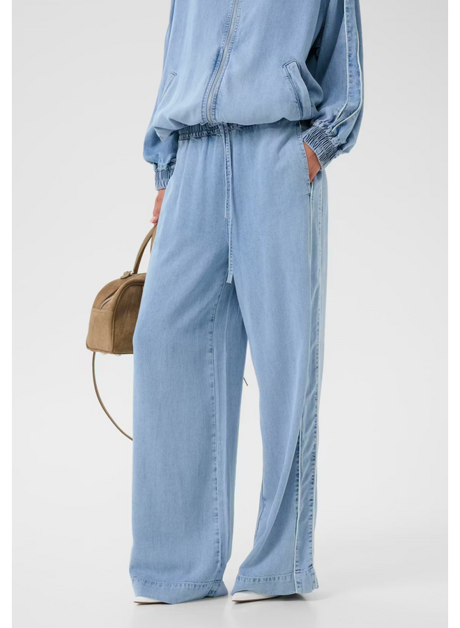 Gestuz Sea  HW Pants Mid Denim Blue