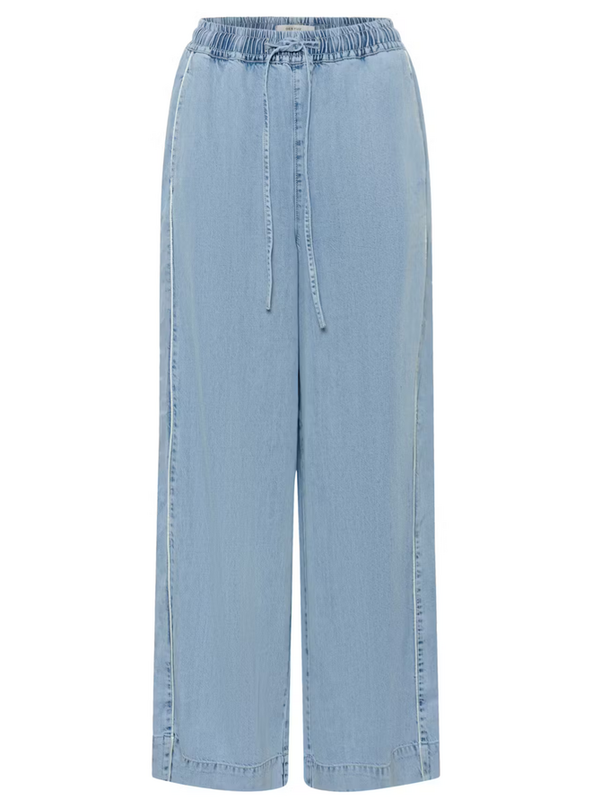 Gestuz Sea  HW Pants Mid Denim Blue