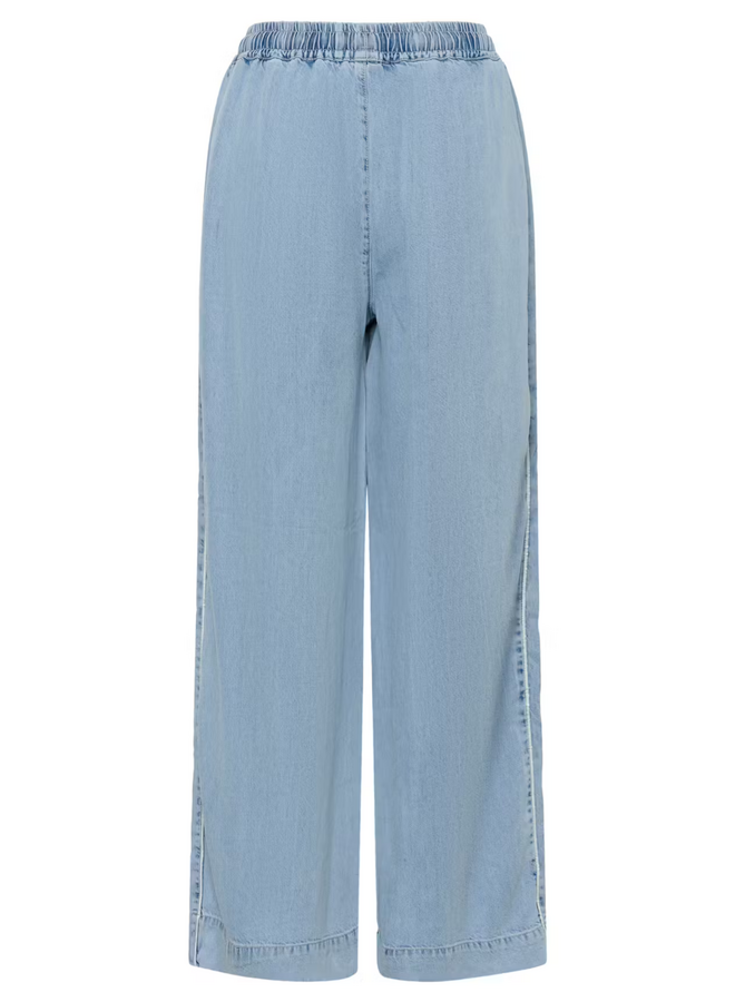 Gestuz Sea  HW Pants Mid Denim Blue