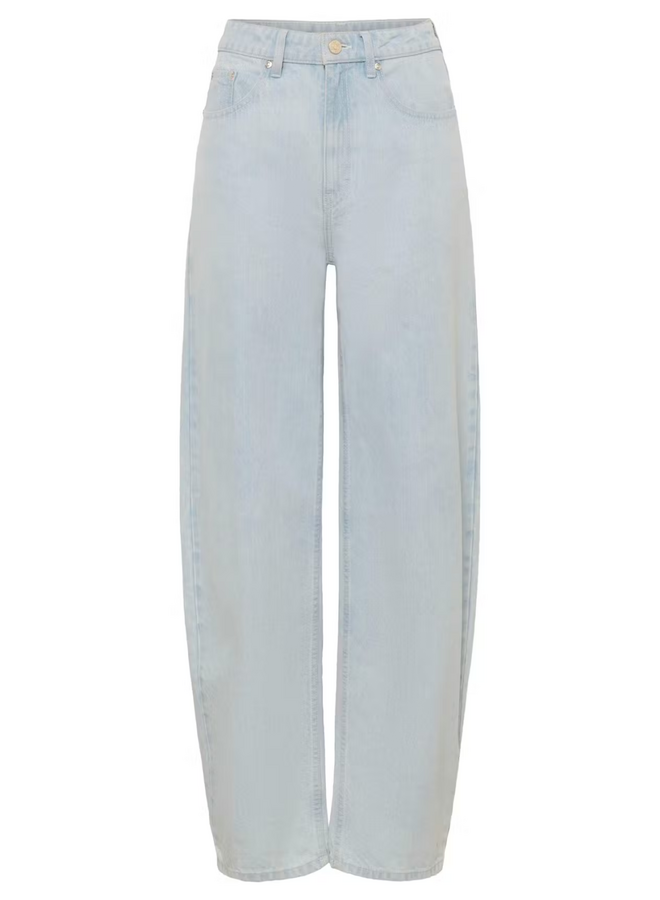 Gestuz Parwana HW Barrrel Jeans Vintage Light Denim