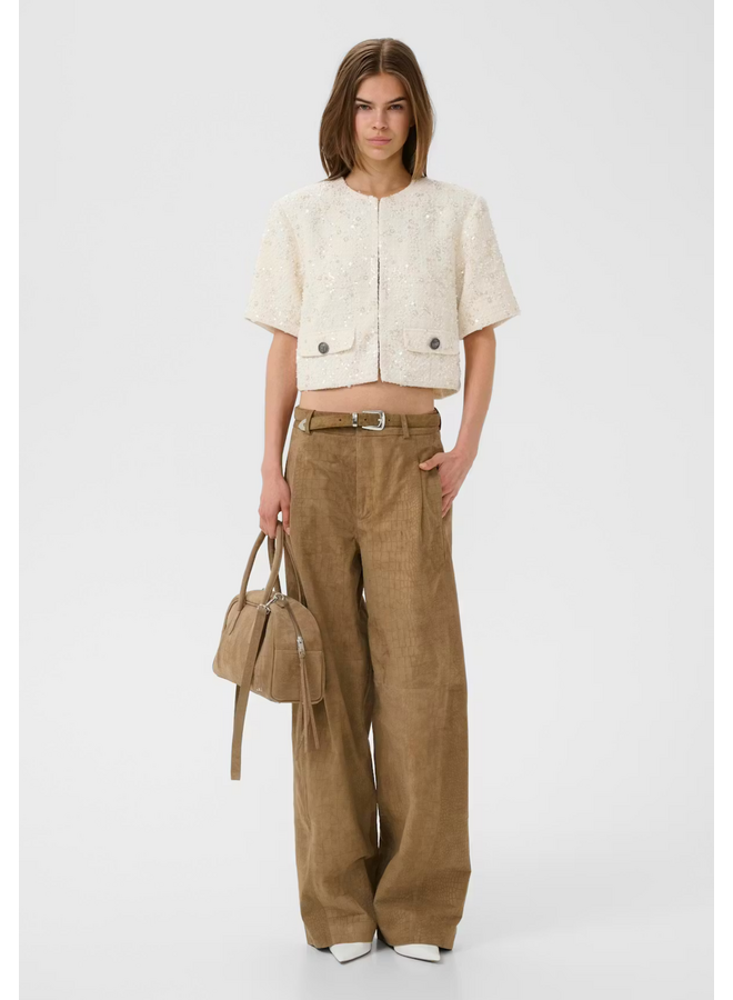 Gestuz Chanaya Jacket Off White Pearls