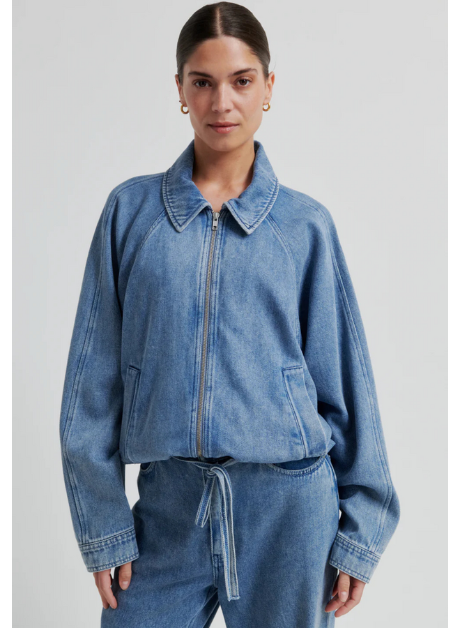Second Female Rio Denim Jacket Blue Denim