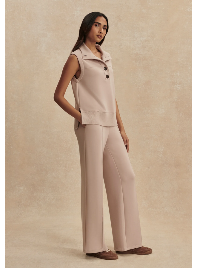 Varley Conall Button Tank Mushroom