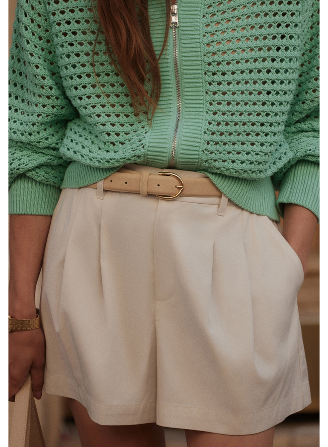 Varley Tansy Woven Short Ivory