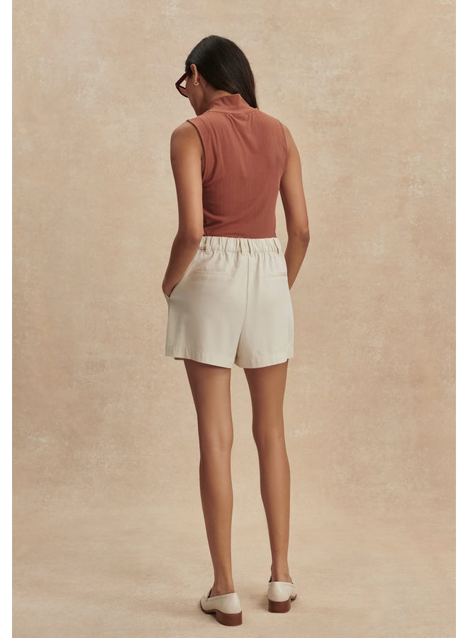 Varley Tansy Woven Short Ivory