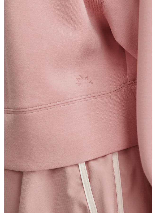 Varley Tasmin Cropped Sweat Zephyr Mauve