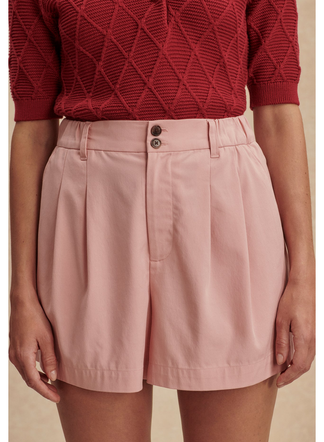 Varley Tansy Woven Short Mellow Rose
