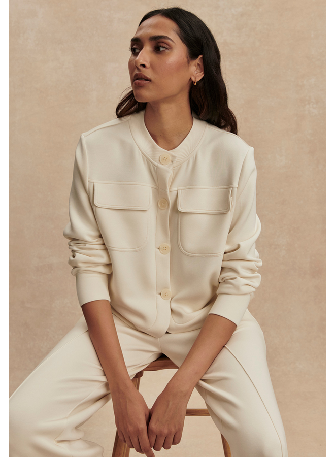 Varley Hartwell Button Through Sweat Pristine