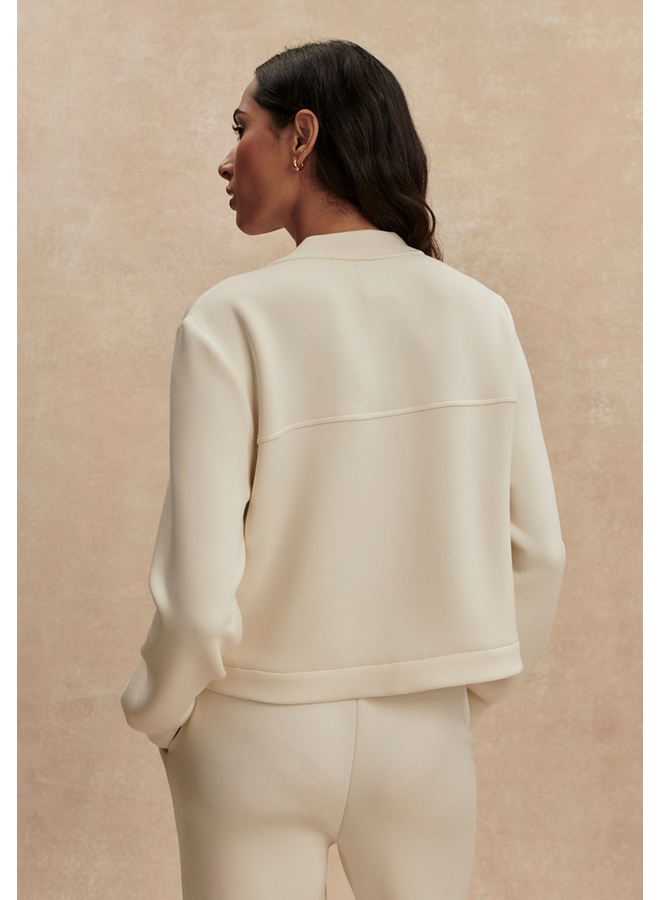 Varley Hartwell Button Through Sweat Pristine