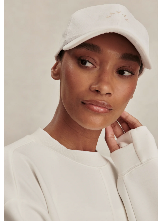 Varley Tasmin Cropped Sweat Snow White