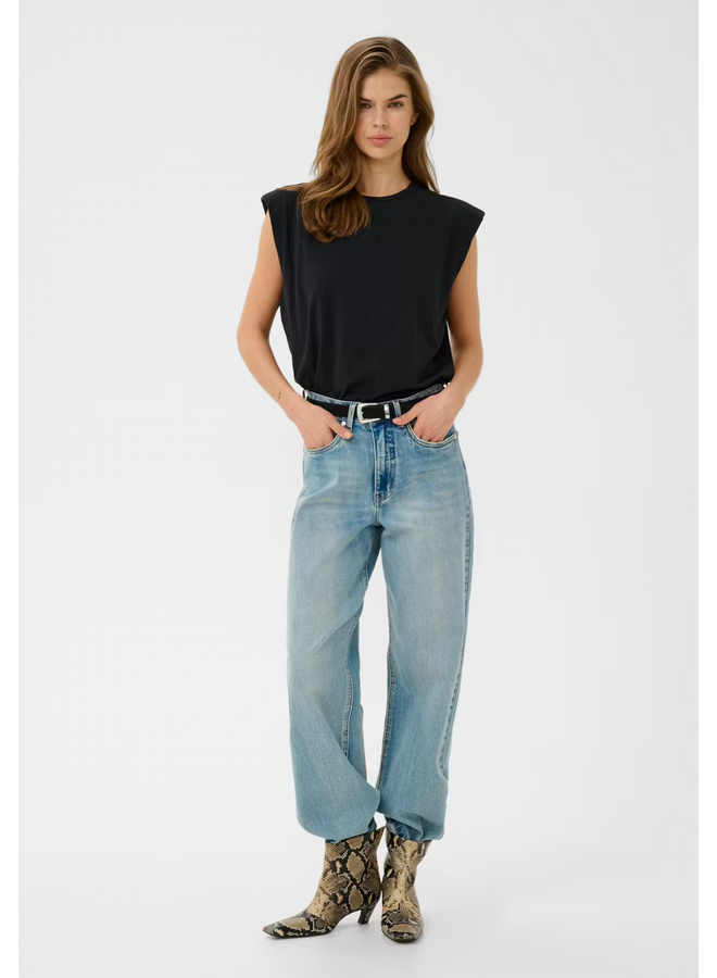 Gestuz Kathrin Muscle Tee Black