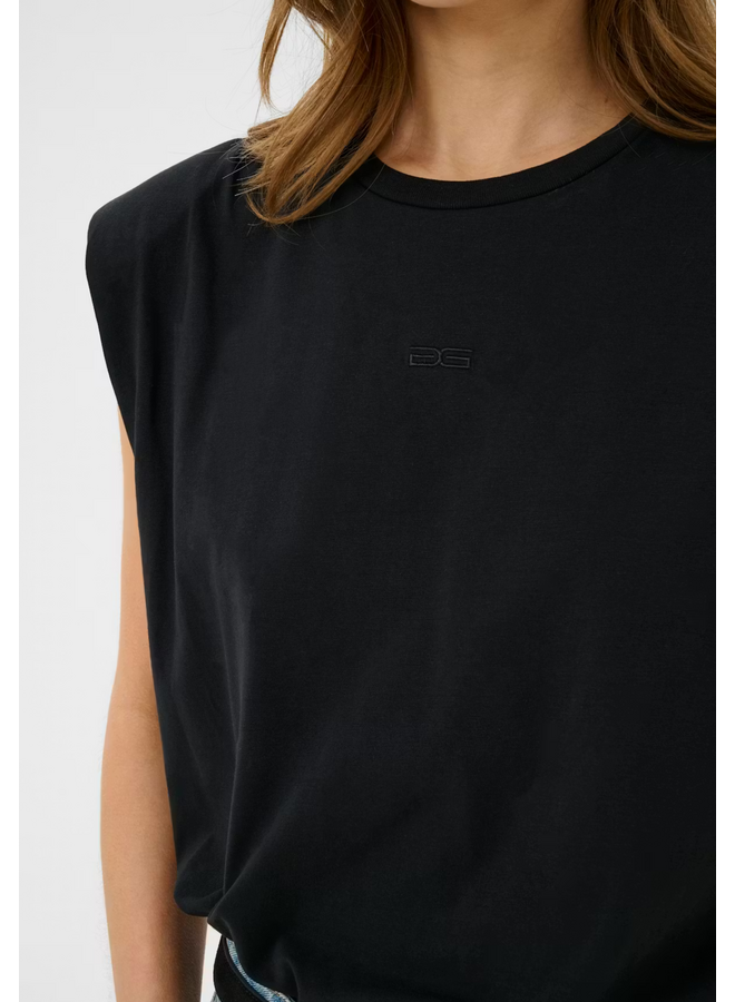 Gestuz Kathrin Muscle Tee Black