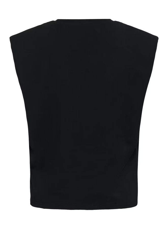Gestuz Kathrin Muscle Tee Black