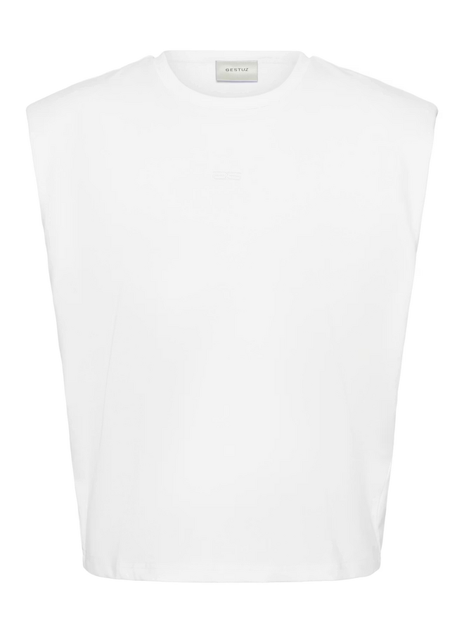 Gestuz Kathrin Muscle Tee Bright White