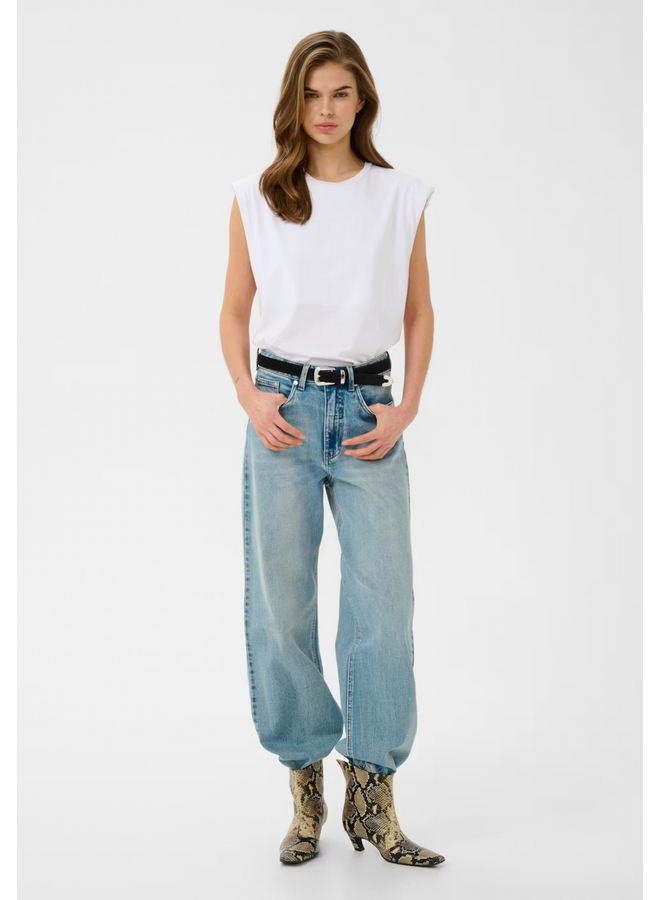 Gestuz Kathrin Muscle Tee Bright White