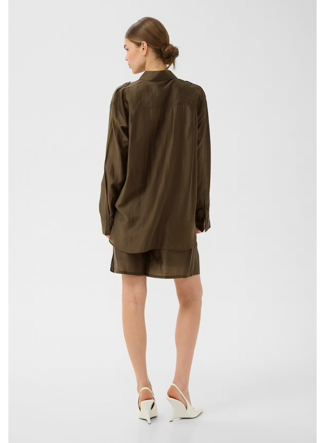 Gestuz Siora HW Shorts Rain Drum