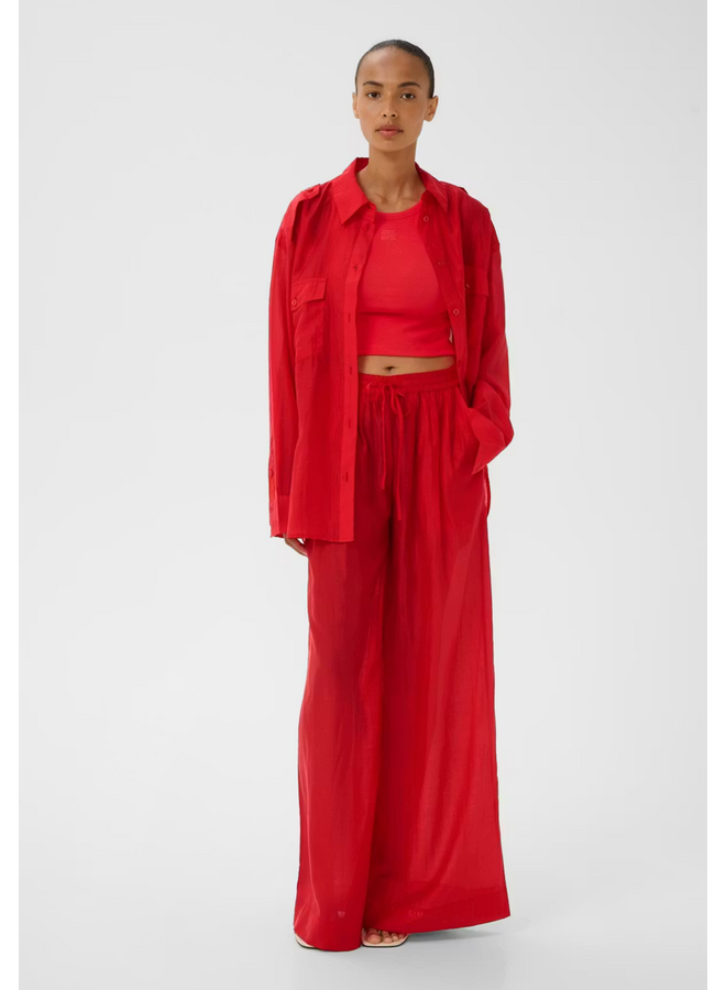 Gestuz Siora HW Pants Tomato