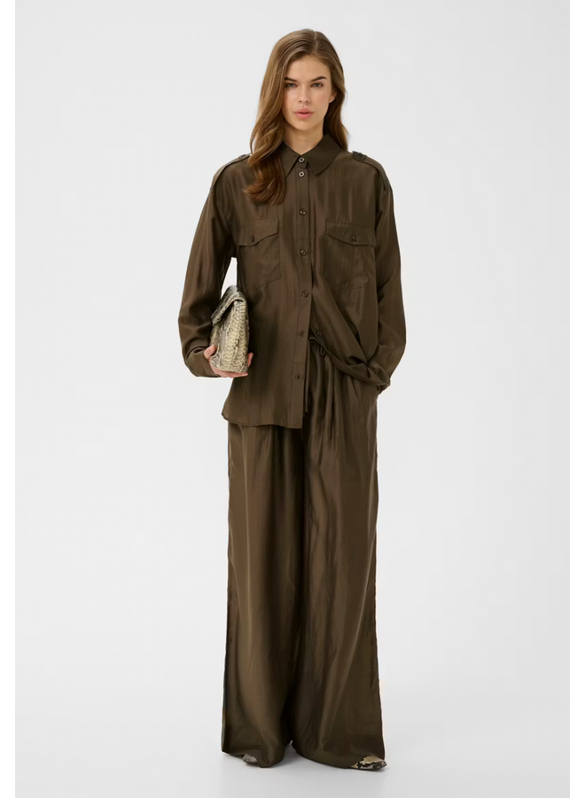 Gestuz Siora HW Pants Rain Drum