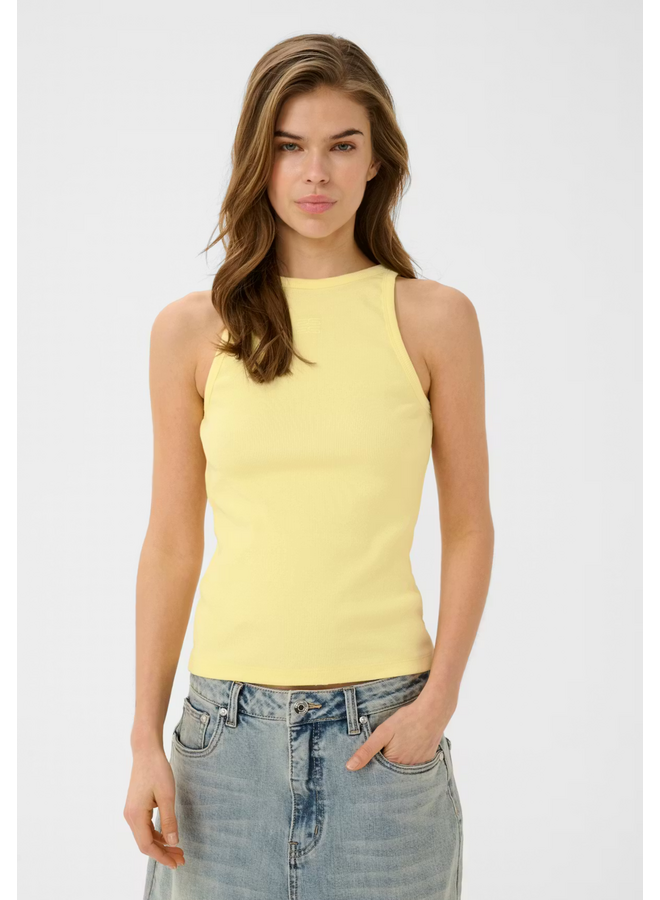 Gestuz Drew Logo Tank 2.0 French Vanilla