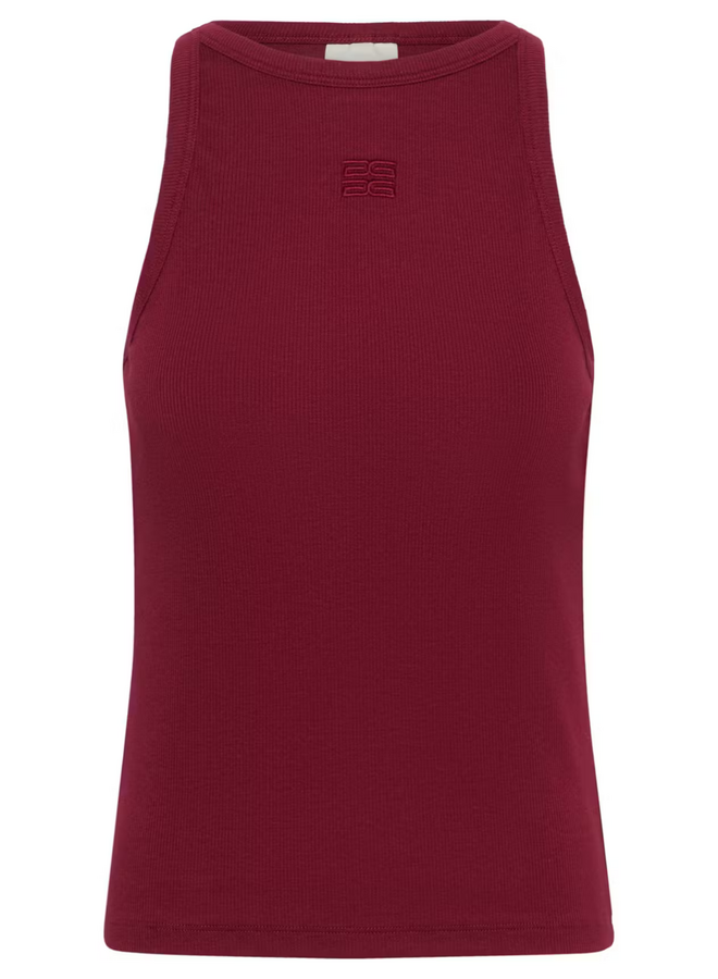Gestuz Drew Logo Tank 2.0 Cabernet