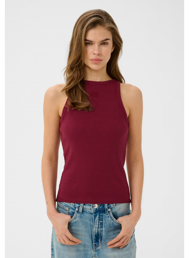 Gestuz Drew Logo Tank 2.0 Cabernet