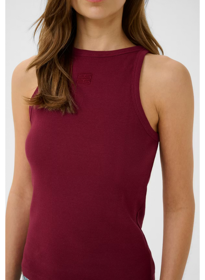 Gestuz Drew Logo Tank 2.0 Cabernet