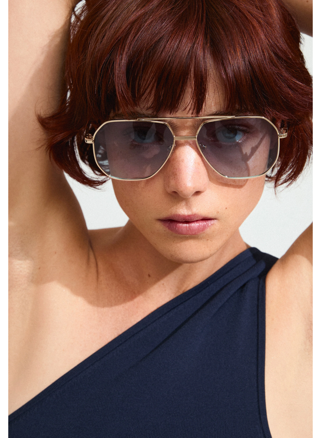 Pilgrim ANA sunglasses grey/gold