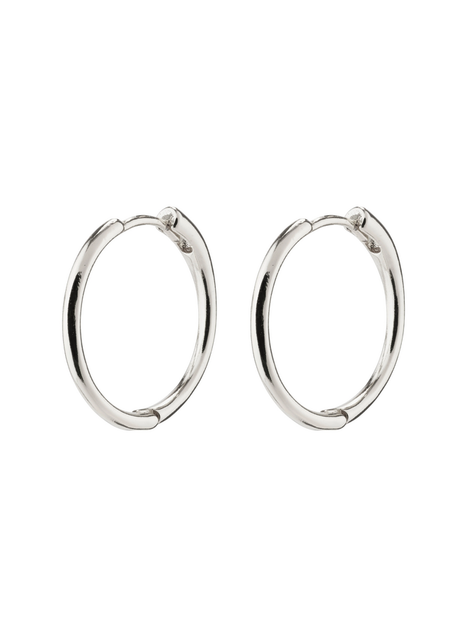 Pilgrim EANNA medium hoops silver-plated