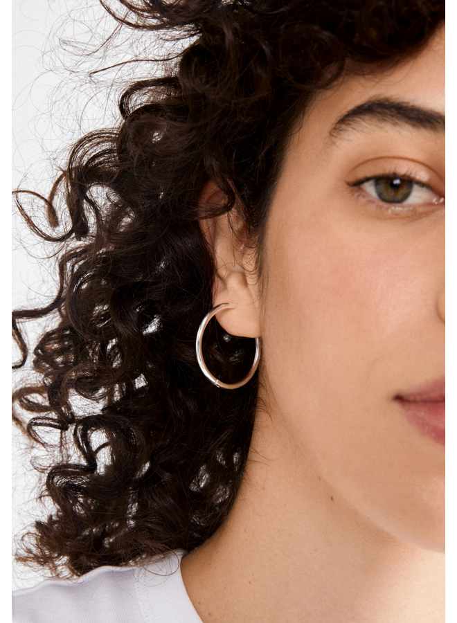 Pilgrim EANNA maxi hoops silver-plated