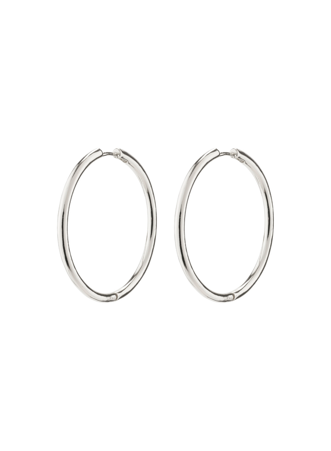 Pilgrim EANNA maxi hoops silver-plated