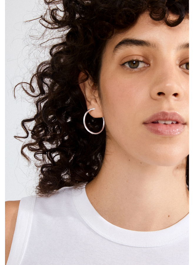 Pilgrim EANNA maxi hoops silver-plated